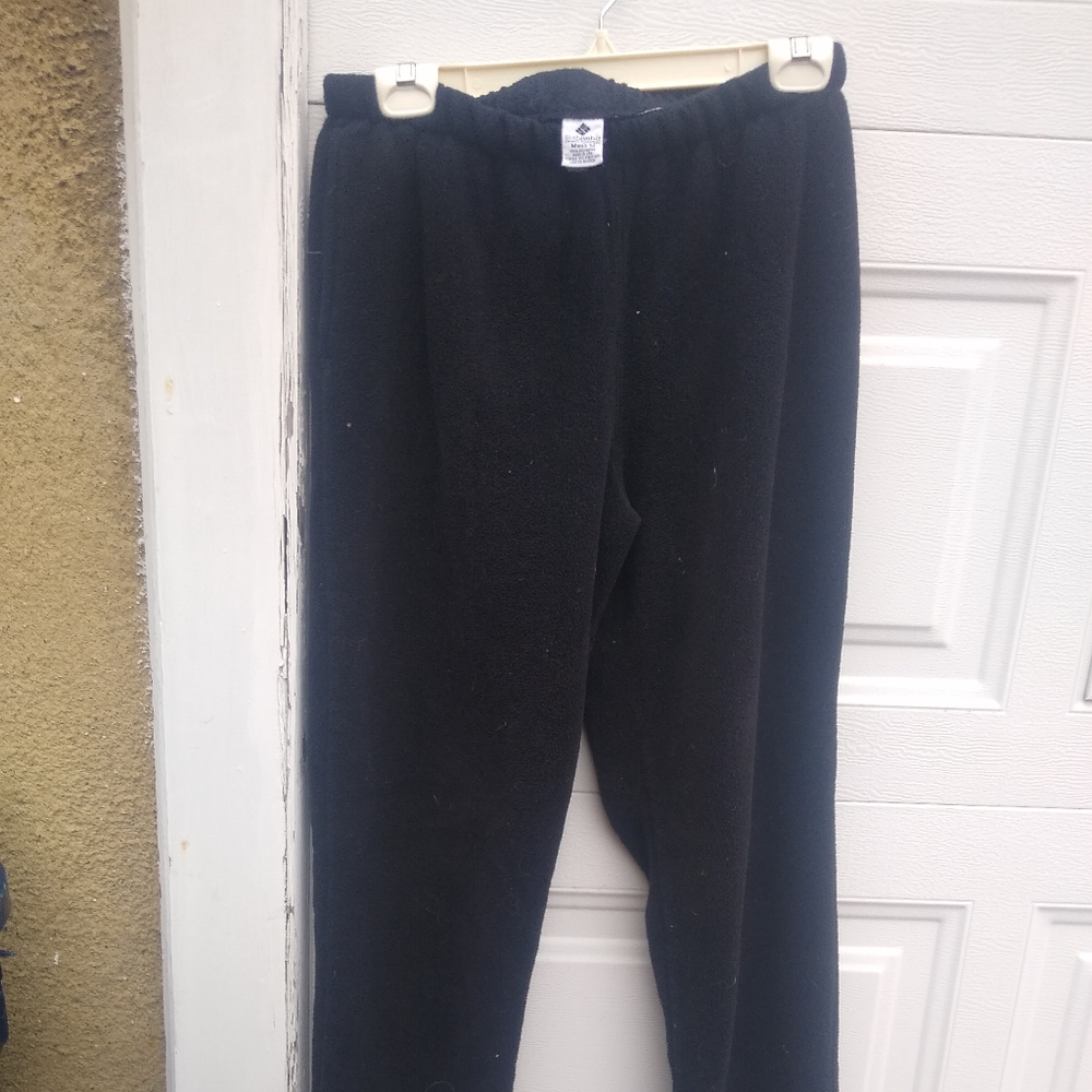 Columbia Men's Fleece Sweatpants Black Size Medium